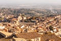 view of the Old Tuscany town of Montepulciano, Italy Royalty Free Stock Photo