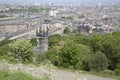 Cityscape of view over Edinburgh; Scotland Royalty Free Stock Photo