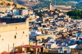 Cityscape View over the rooftops of largest medina in Fes, Morocco, Africa Royalty Free Stock Photo