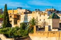 Cityscape View over the rooftops of largest medina in Fes, Morocco, Africa Royalty Free Stock Photo