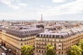 Cityscape view of Paris