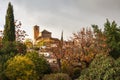 Cityscape view of street of Granada Royalty Free Stock Photo