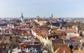 Cityscape view to old town of Tallinn, Estonia Royalty Free Stock Photo