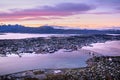 Cityscape view of Tromso, Norway Royalty Free Stock Photo