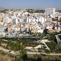 Cityscape viewed from the Santa Barbara castle.