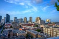 Cityscape of the Warehouse District in New Orleans, LA, USA