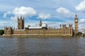 Cityscape of Westminster Palace, Thames River and Big Ben, London, England, United Kingdom Royalty Free Stock Photo