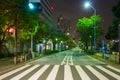 Cityscape of Yokohama city at night Royalty Free Stock Photo