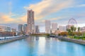 Cityscape of Yokohama in Japan