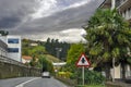 Cityscape of Zumarraga in Gipuzkoa province, Basque country of Spain Royalty Free Stock Photo