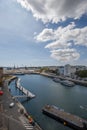 Cityscapes in Brest, Brittany, France Royalty Free Stock Photo