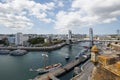 Cityscapes in Brest, Brittany, France