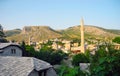 Cityscapes of Mostar, Bosnia and Herzegovina. Royalty Free Stock Photo