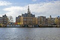 Cityscenic from Amsterdam in the Netherlands Royalty Free Stock Photo