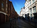 Cityview of Lille city, France. Buildings facades Royalty Free Stock Photo