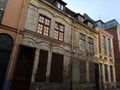 Cityview of Lille city, France. Old Town typical buildings of Lille. Royalty Free Stock Photo