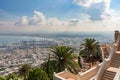 Cityview from mountain. Cityscape. Haifa