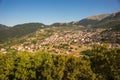 Cityview at mountain village of Karpenisi, Evritania, Greece