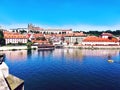 Cityview of Prague, Czech Republic, Seen from the Charles Bridge,