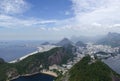 Cityview of Rio de Janeiro and Copacabana beach