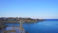 cityview of Valletta From Fort St Angelo, BirguVittoriosa, Malta Royalty Free Stock Photo