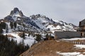 Ciucas Peak is the highest peak in the Ciucas Mountains. Its altitude is 1,954 meters, Travel Inspirations Royalty Free Stock Photo