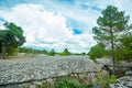 The Ciudad Encantada geological site near Cuenca, Spain Royalty Free Stock Photo