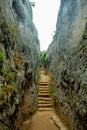 The Ciudad Encantada geological site, Spain Royalty Free Stock Photo