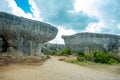 The Ciudad Encantada geological site, Spain Royalty Free Stock Photo