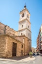 View at the Bell tower of Basilica in Ciudad Real - Spain Royalty Free Stock Photo