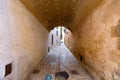 Ciutadella Menorca barrel vault passage downtown