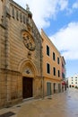 Ciutadella Menorca carrer Mao church downtown