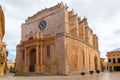 Ciutadella Menorca Cathedral in Ciudadela at Balearic Royalty Free Stock Photo