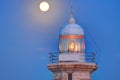 Ciutadella Menorca Punta Nati lighthouse moon shine