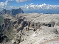 Civetta from Piz Boe, Dolomites Royalty Free Stock Photo