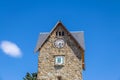 Centro Civico clock tower in downtown Bariloche - Bariloche, Patagonia, Argentina