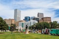 Civic Center park in downtown Denver