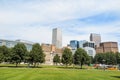 Civic Center park in downtown Denver