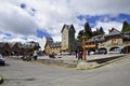 Civic Centre, Centro Civico and main square in downtown Bariloche City San Carlos de Bariloche, Argentina Royalty Free Stock Photo