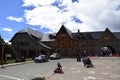 Civic Centre, Centro Civico and main square in downtown Bariloche City San Carlos de Bariloche, Argentina Royalty Free Stock Photo