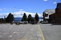 Civic Centre, Centro Civico and main square in downtown Bariloche City San Carlos de Bariloche, Argentina Royalty Free Stock Photo