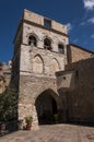 Civic Tower of the Mother Church in Gangi Royalty Free Stock Photo