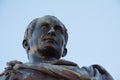 Cividale del Friuli, head of a statue Royalty Free Stock Photo