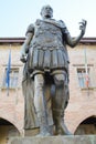 Cividale del Friuli, soldier statue Royalty Free Stock Photo