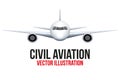 Civil Aircraft Royalty Free Stock Photo