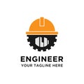 Civil building engineering logo design template