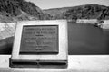 Civil Engineering Wonder Sign at Hoover Dam