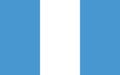 Civil flag of Guatemala. Vector. Accurate dimensions, element proportions and colors.