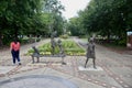 Civil Rights Institute Statues, Birmingham, Alabama Royalty Free Stock Photo