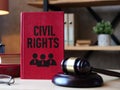 Civil Rights are shown using the text on the book